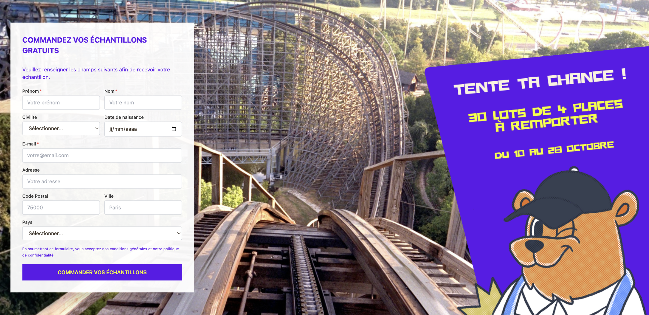 Tableau de bord Prosplay